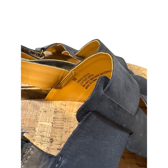 Korks Yolandi Leather Cork Sole Strappy Sandals Size 9 Adjustable Slingback Wome - Picture 4 of 7